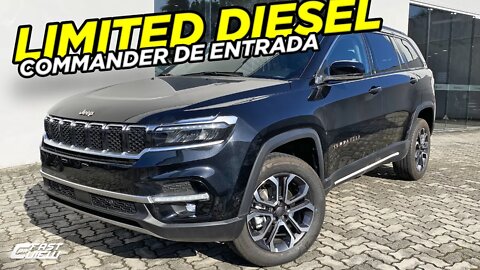 NOVO JEEP COMMANDER LIMITED 2.0 TURBO DIESEL 4X4 2022 FICHA TÉCNICA, PREÇO E DETALHES