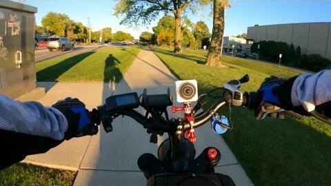 ARIEL RIDER X-CLASS 52V : ZOOMING BACK HOME : PARK RIDGE INTO CHICAGO : 4K POV : PT.2