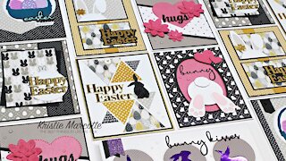 Paper Rose Studio - Easter cards - 14 cards 2 Collections