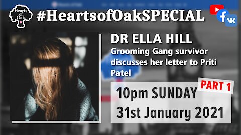 Dr Ella Hill (Grooming Gang survivor) discusses her letter to Priti Patel .