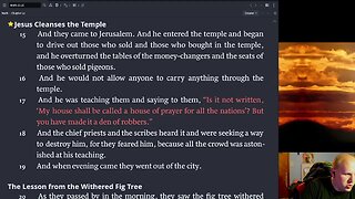 Jesus Cleanses the Temple - Mark Bible Study Part 46
