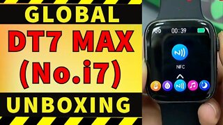 GLOBAL IWO DT7 Max No i7 Smart watch Unboxing & Review