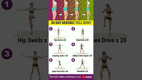 30days aerobic full body #shorts