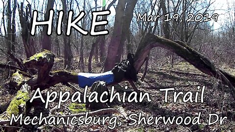 Hike Appalachian Trail Mechanicsburg, Sherwood Dr - Mar 19, 2019