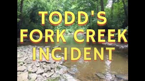 Todd's Fork Creek Incident/Tom's Mountain Encounter BIGFOOT! Part 1.