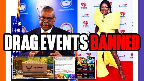 Drag Events Banned From US Military Bases 🟠⚪🟣 NPC Politics