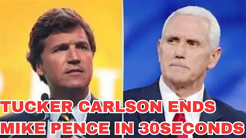 Mike Pence Ends His Own Career In HEATED Exchange With Tucker Carlson #tuckercarlson #truth