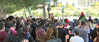 Black Lives Matter protest on Las Vegas Strip
