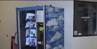 Art available in vending machine