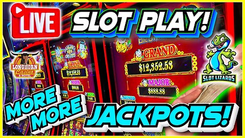 🔴 MORE MORE LIVE SLOTS! LET'S HIT MORE MONSTER JACKPOTS! AT THE LONGHORN!