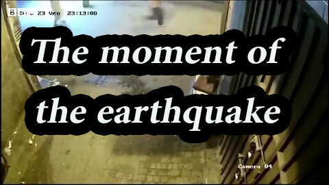 Morocco earthquake: A surveillance camera monitors the moment of the earthquake