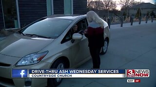 Drive-thru Ash Wednesday services
