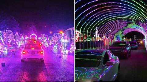 The World’s Largest Drive-Thru Light Show Is Now Open In Atlanta & OMG!