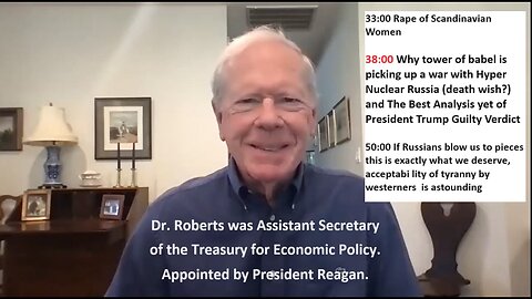 w/Dr Roberts: Woke West Has Gone Insane, Is Provoking Nuclear Armageddon. Presidents Putin and Trump under Attack.