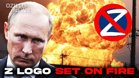 Explosions Light Up Russian Territory! Putin's sign set on fire in Belgorod!