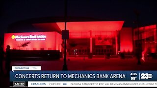 Live music returns to Mechanics Bank Arena