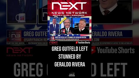 Greg Gutfeld Left Stunned by Geraldo Rivera #shorts