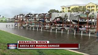 Siesta Key Marina damage