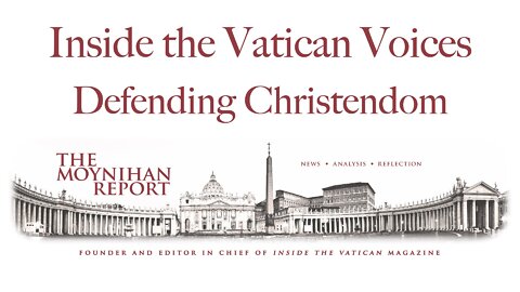 Inside the Vatican Voices: Defending Christendom, ITV Writer's Chat W/ Dr. Robert Royal