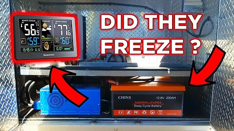 Will My Lithium Batteries Freeze In My Ambulance RV Outdoor Compartment | Ambulance Conversion Life