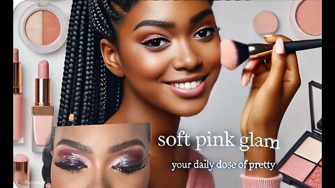 "Soft Pink Glam: Your Daily Dose of Pretty":