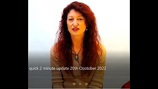 Rachel Vaughan - Quick 2 minute update - 20th October 2022