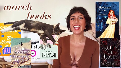 email love letters, french chic, nasty nuns & more | march reading vlog | 6 books