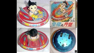 Astroboy UFO is a rare Flying Saucer Character Toy! 🛸