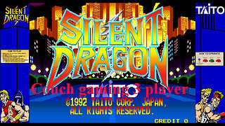 Couch gaming 3 player co-op Silent Dragon (arcade)