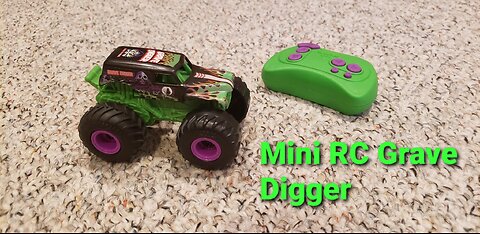 Mini RC Grave Digger Toy
