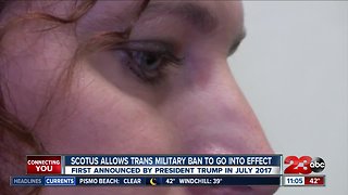 Scotus allows trans military ban to go into effect