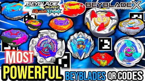 Most POWERFUL Beyblades QR CODES | Beyblade UX Game | Beyblade NEW QR CODES