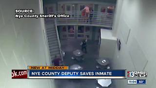 Nye County Sheriff's Office deputies save inmate's life
