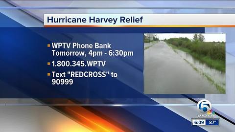 Hurricane Harvey relief telethon to air Monday on WPTV