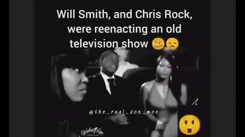 All The World's A Stage - Will Smith Slapping Chris Rock Was A Reenactment