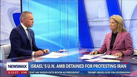Israel's U.N. Ambassador detained for protesting Iran