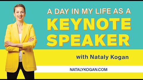 A day in my life as a keynote speaker