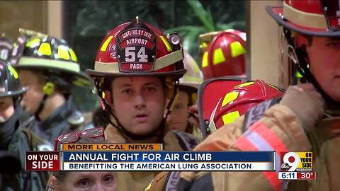 Firefighters support American Lung Association through Fight for Air Climb