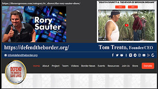 Rory Sauter TV with Guest Tom Trento - Human Trafficking at the Southern Border - MUST STOP NOW!