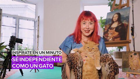 Inspírate en un minuto: De 'loca de los gatos' a artista