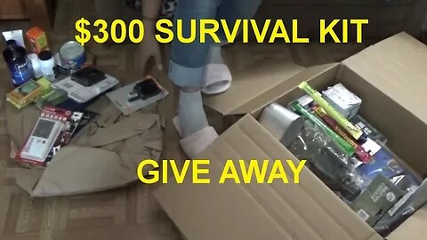 Free $300 Survival Kit Give Away From Camping Survival