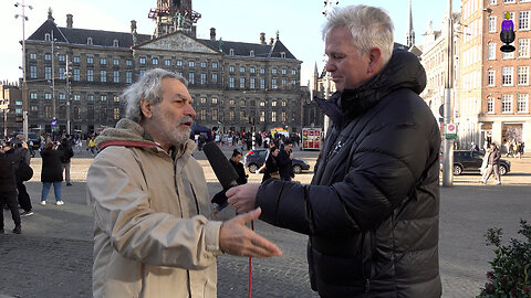 Interview with Joe Lauria of Consortium News, at Peace Rally in Amsterdam