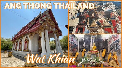 Wat Khian - Historic Ayutthaya Murals - Ang Thong Thailand 2023