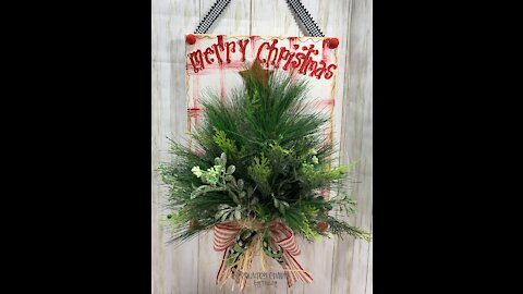 🔔🌲❤️"Jingle All the Way" Craft Hop ~ Old Fashioned Christmas Tree || Facebook Craft Hop