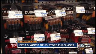 What to buy and not buy at drug stores