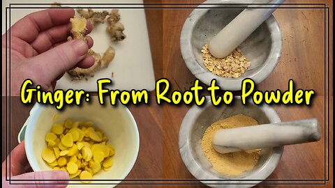How to Make Ginger Powder Using Ginger Root