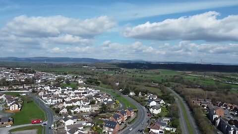 Porthcawl Drone: A4106 Fly Over