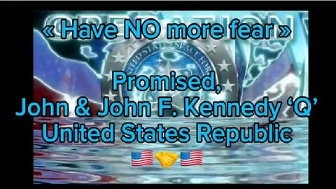 JFK Pascal Najadi: #NOFEAR A promise is a promise. JFK & JFK Jr. 🤝💫 🇺🇸🤝🇺🇸 Sincerely, John & John F