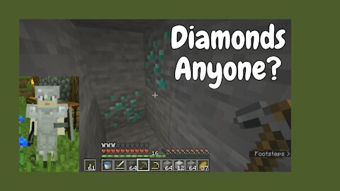 Diamonds Anyone? - MamzPlayz Let's Play Minecraft 1.17 Ep2