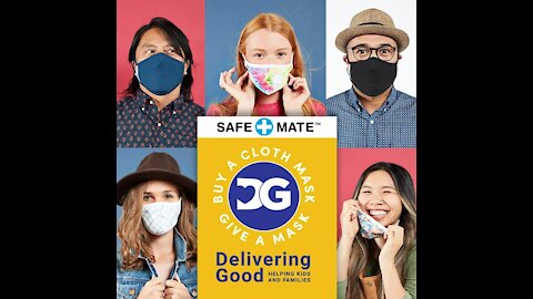 Safe+Mate x Case-Mate | Cloth Face Mask | Washable | Reusable